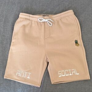 Anti Social Tan Men's Athletic Shorts